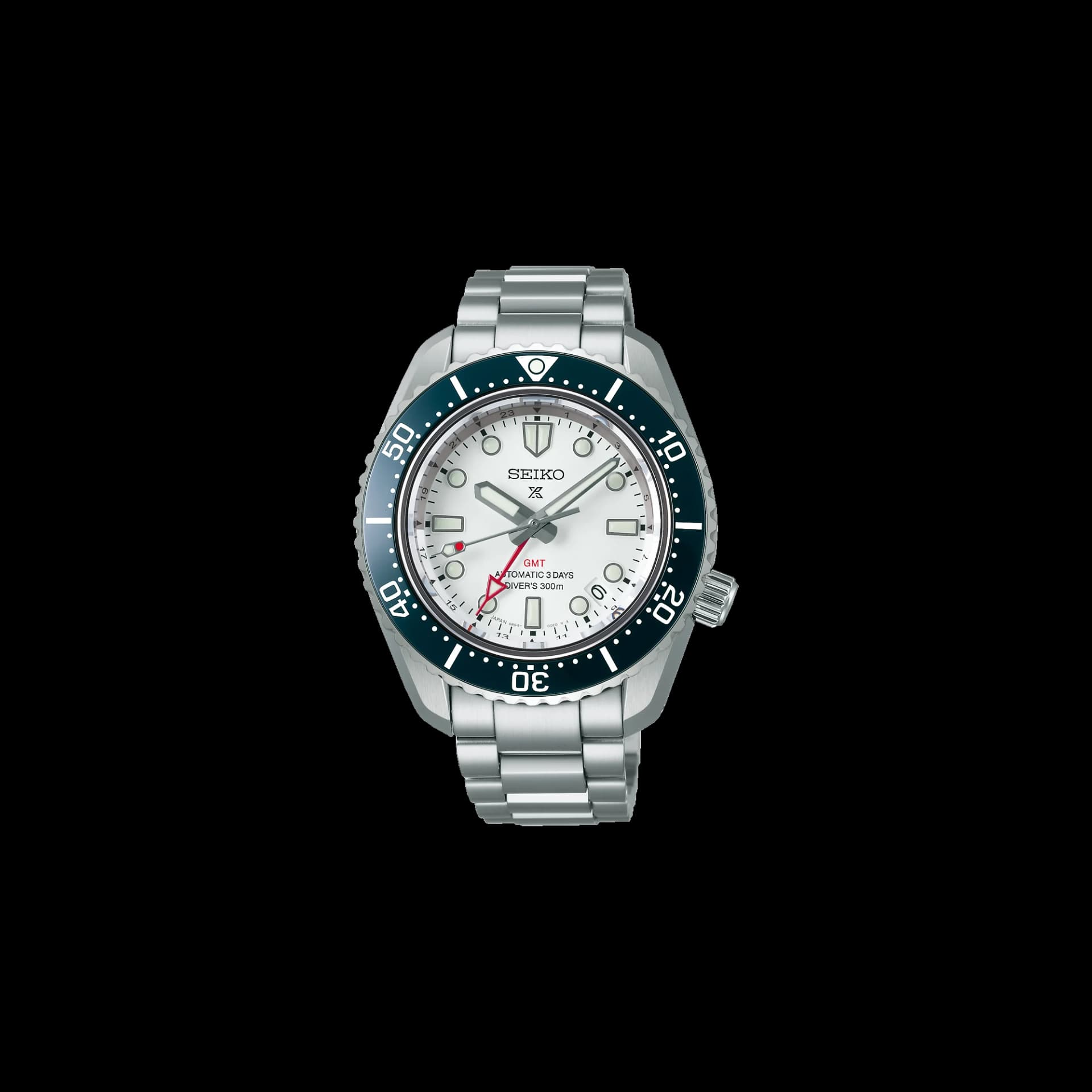 Seiko Prospex — 42 mm acier GMT