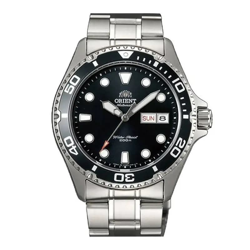 Orient Montre Orient Mako Automatique Cadran Noir Bracelet Acier inoxydable - AA02004B