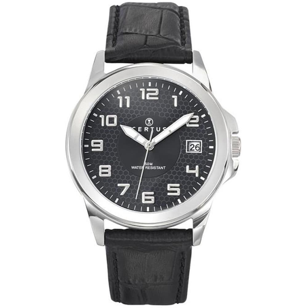 Certus Montre Certus en Cuir Noir