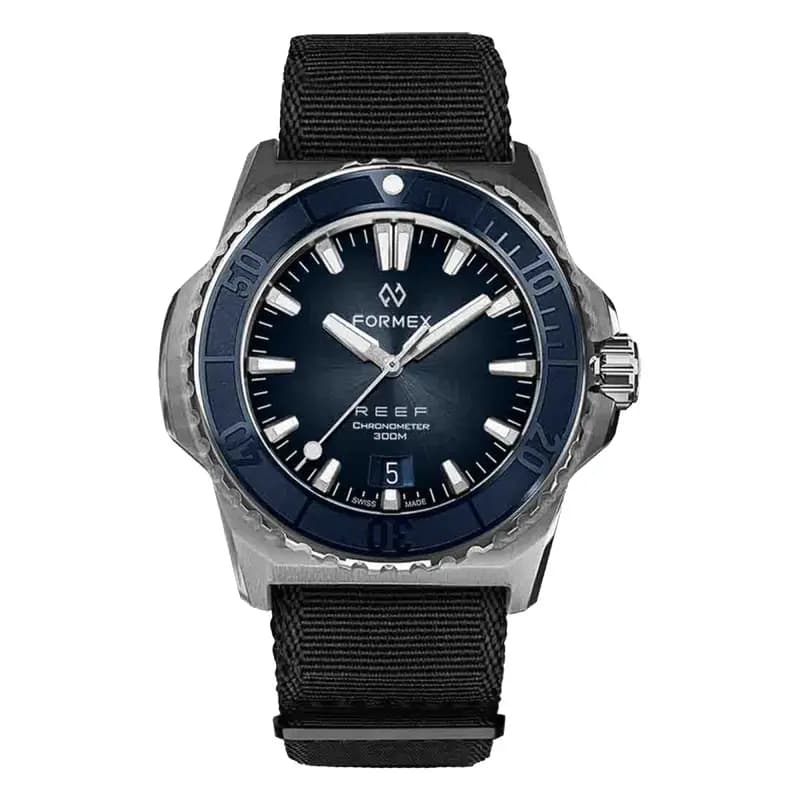 Formex Montre Reef 39.5 mm Automatic Blue dial COSC 300M 2201.1.6333