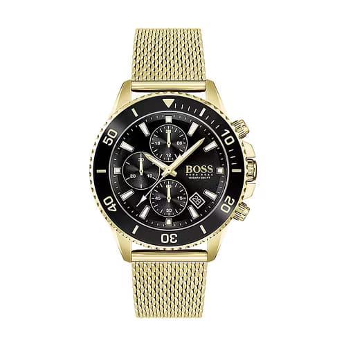 Hugo Boss Montre Homme BOSS BLACK ATHLEISURE en Acier Jaune