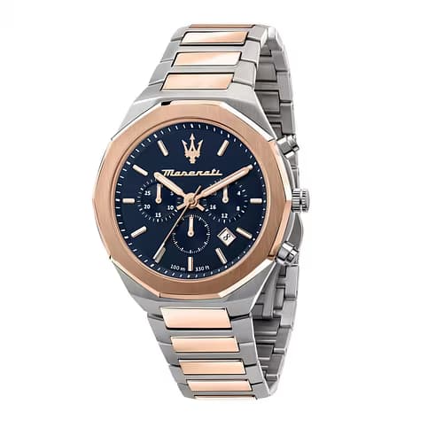 Maserati Montre Homme MASERATI STILE en Métal Bicolore