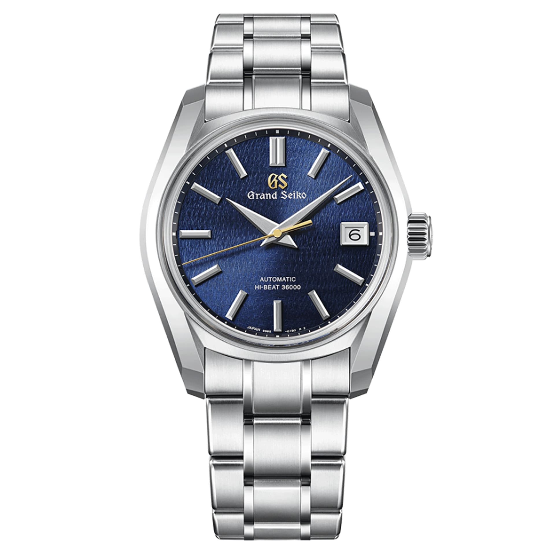Grand Seiko Montre Grand Seiko Heritage Hi-Beat 36000 "Shūbun" automatique cadran bleu bracelet acier 40 mm