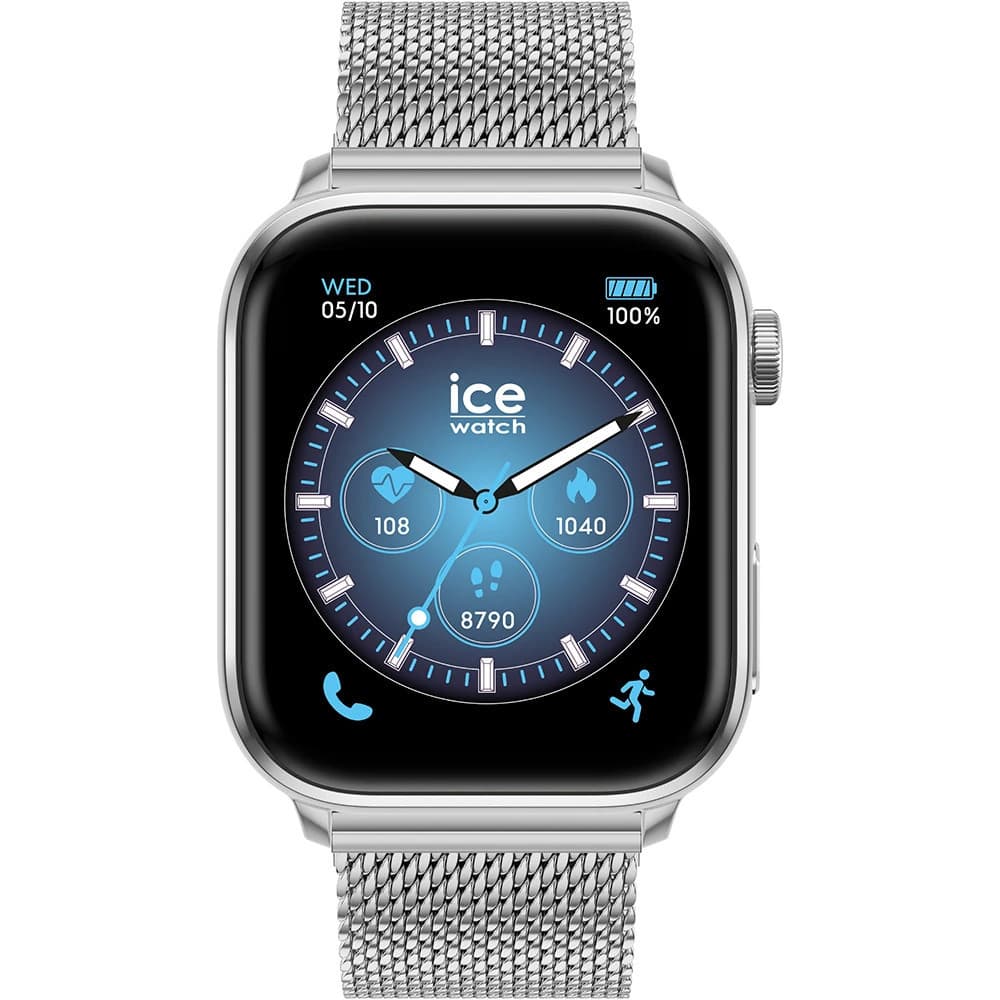 Ice Watch Montre Connectée Ice Watch Collection Ice Smart 3.0 en Acier Argenté
