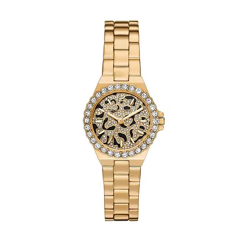 Michael Kors Montre Femme MICHAEL KORS en Acier Jaune Etanche