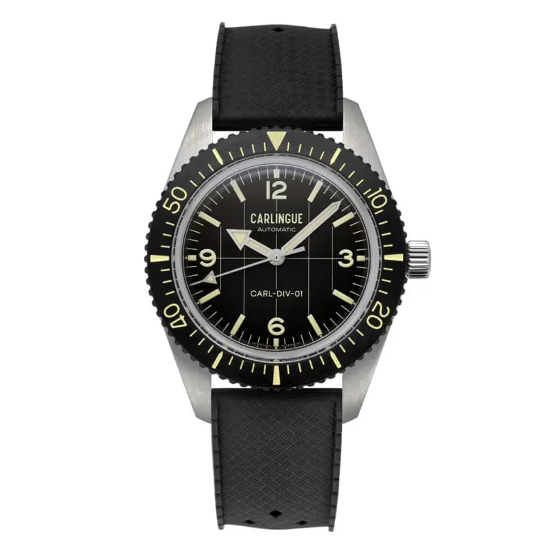 Carlingue Montre Diver 01 Noir CT-001-B