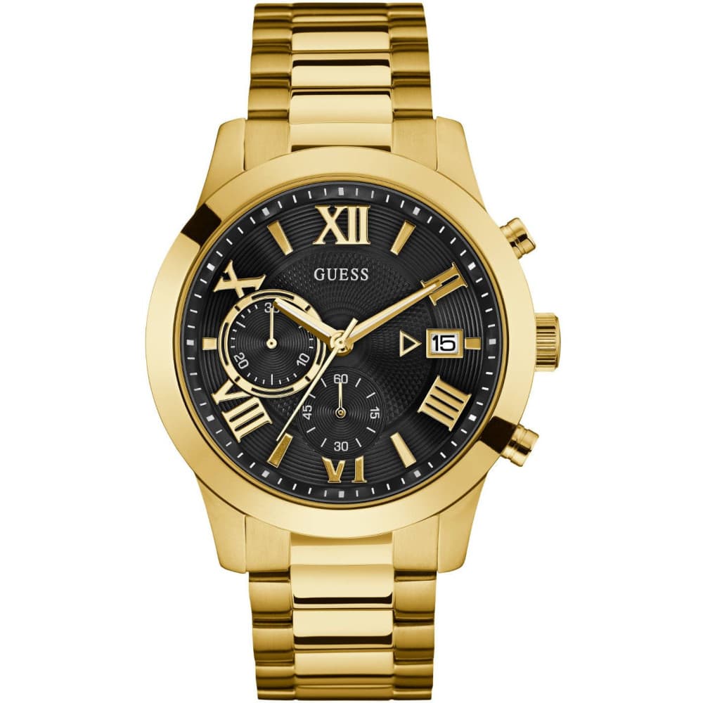 Guess Montre Homme GUESS en Acier Jaune Etanche