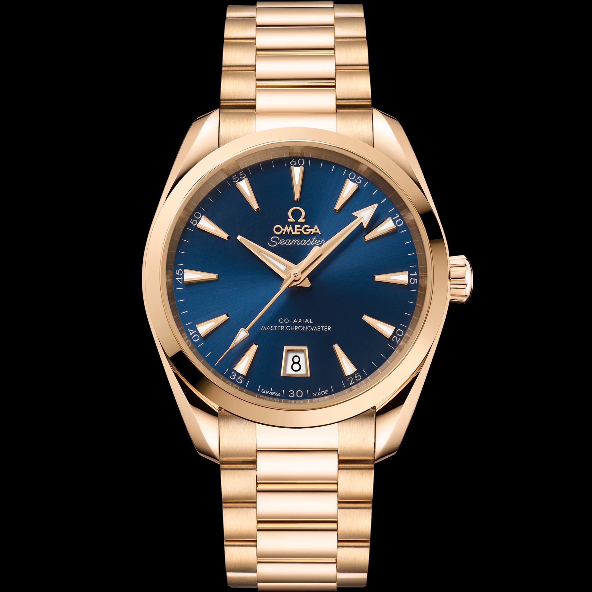 Omega Seamaster 38 mm, or Moonshine™ sur or Moonshine™