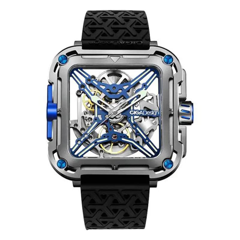 Ciga Design Montre Série X Gorilla Titanium Blue X021-TIBU-W25BK