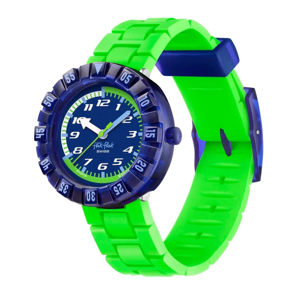Flik Flak Montre quartz Garçon Classroom creations Bleu foncé