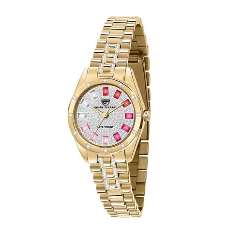 Chiara Ferragni Montre Analogique Femme Chiara Ferragni Métal Jaune R1953100515