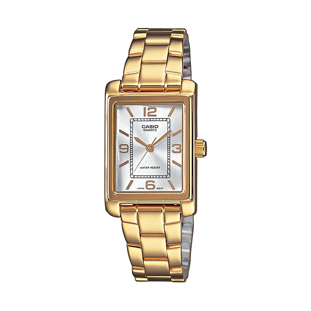 Casio Heritage LTP-1234PG — cadran blanc