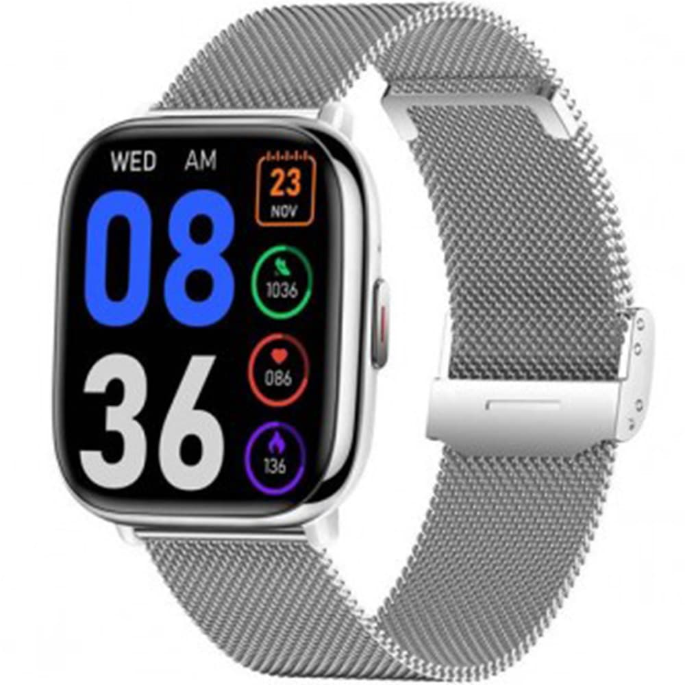 Smarty Montre Connectée Smarty Collection Overtake en Acier Argenté