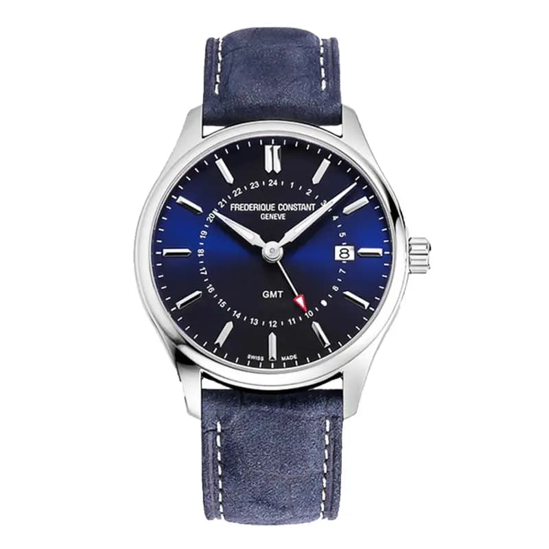 Frédérique Constant Montre Classics Quartz GMT FC-252NS5B6