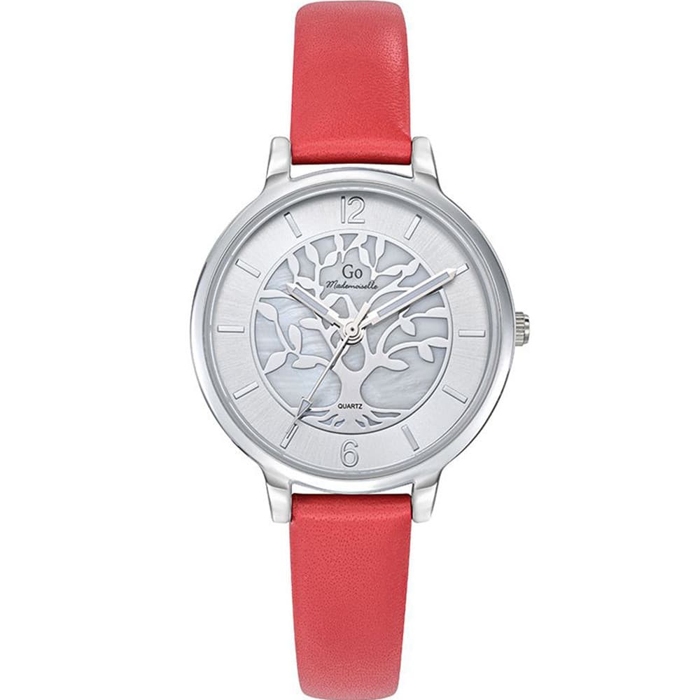GO Mademoiselle Montre GO Mademoiselle en Cuir Rouge
