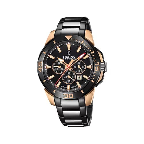 Festina Montre Homme FESTINA en Acier Noir Etanche