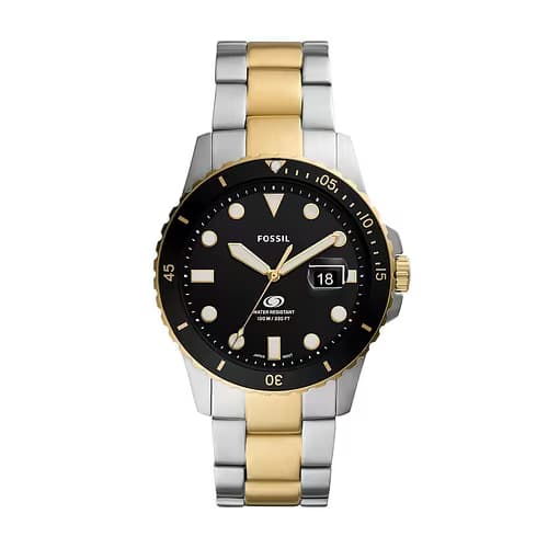 Fossil Montre Homme FOSSIL BLUE — boîtier acier
