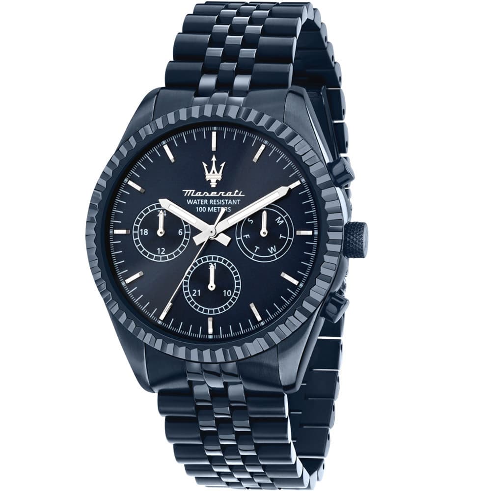 Maserati Montre Maserati Collection Blue Edition en Acier et PVD Bleu