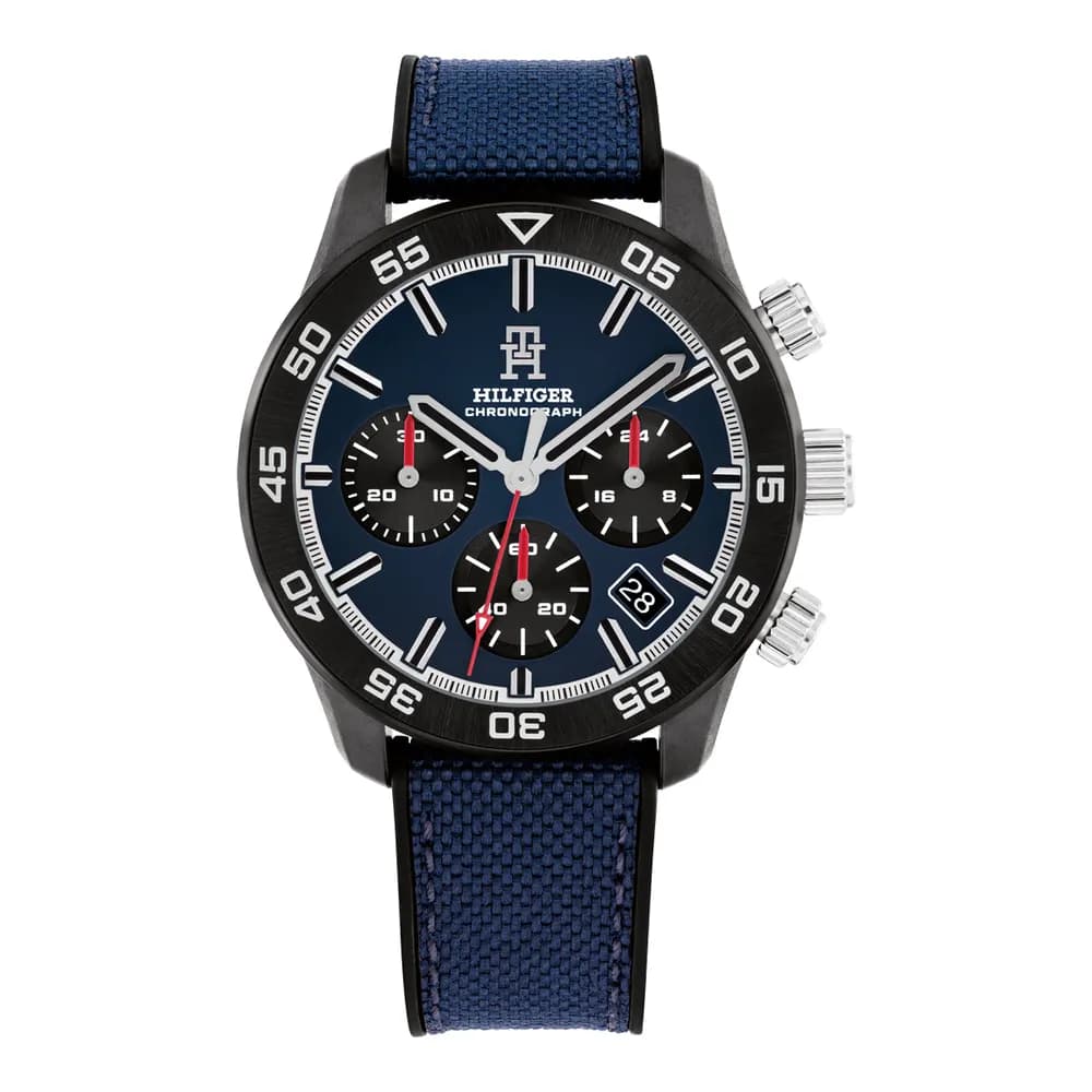 Tommy Hilfiger Montre quartz Homme TH85 Bleu