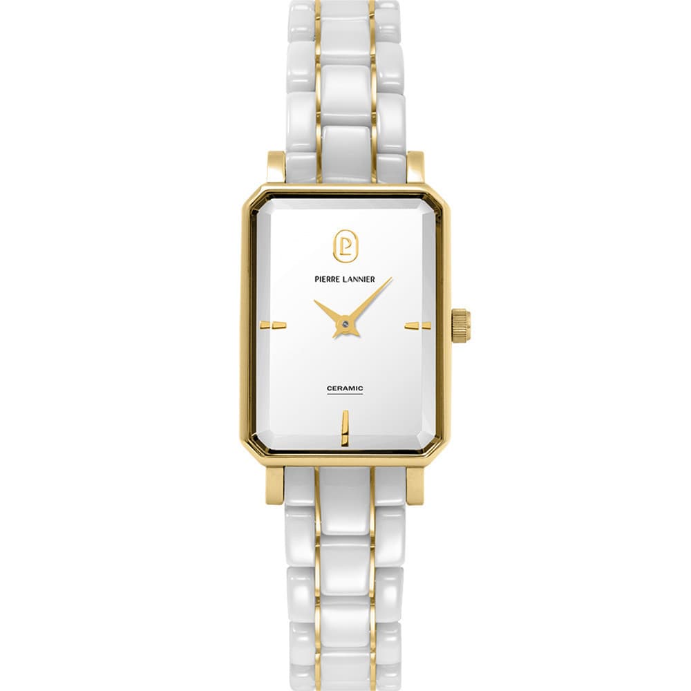 Pierre Lannier Montre Pierre Lannier Collection Ariane en Céramique Blanc