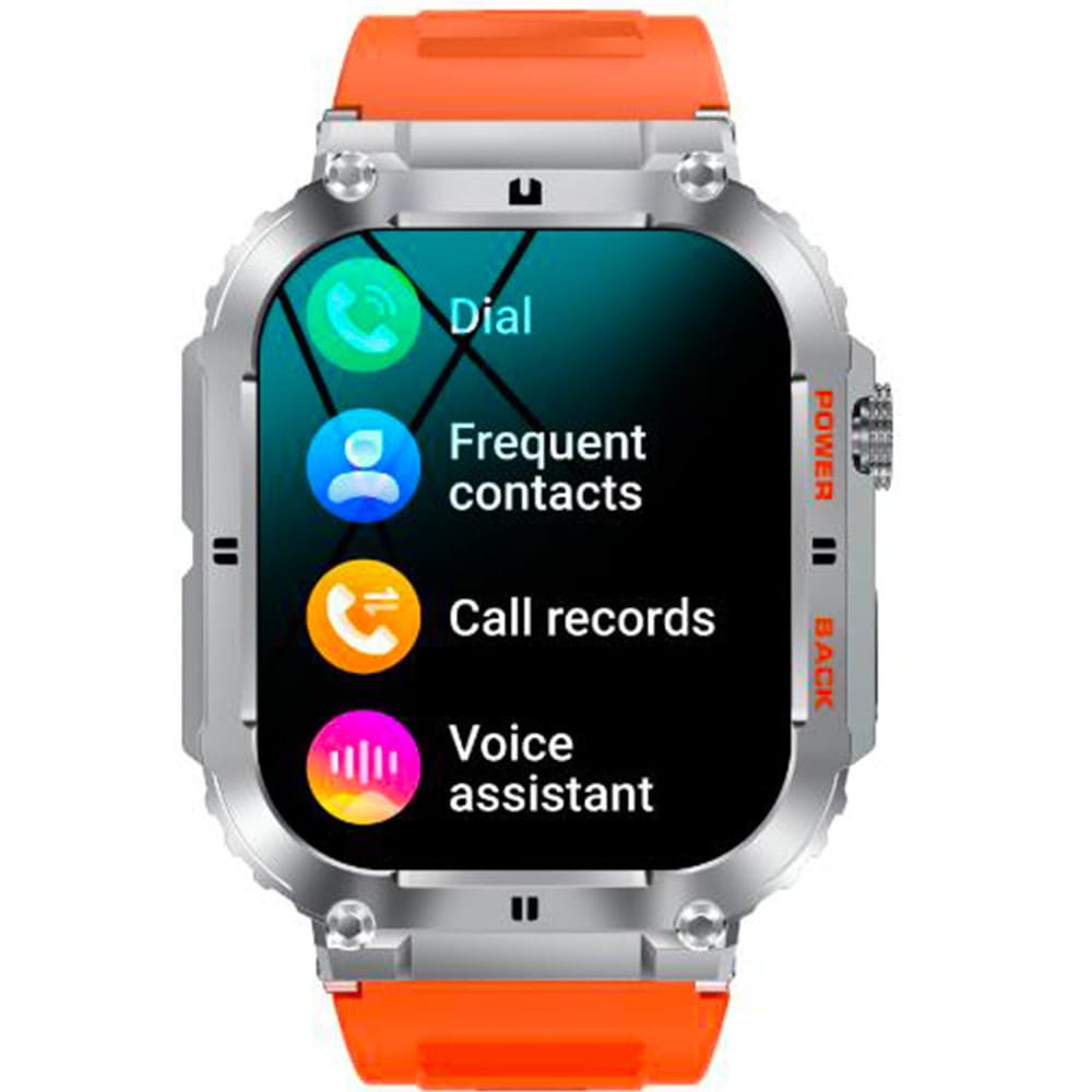 Smarty Montre Connectée Smarty Collection Challenge en Silicone Orange