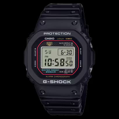 Casio G-Shock DW-5000R — cadran noir