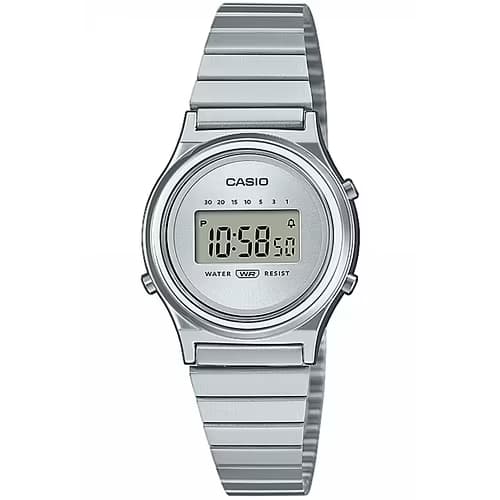 Casio Montre Casio Collection Vintage en Acier Argenté