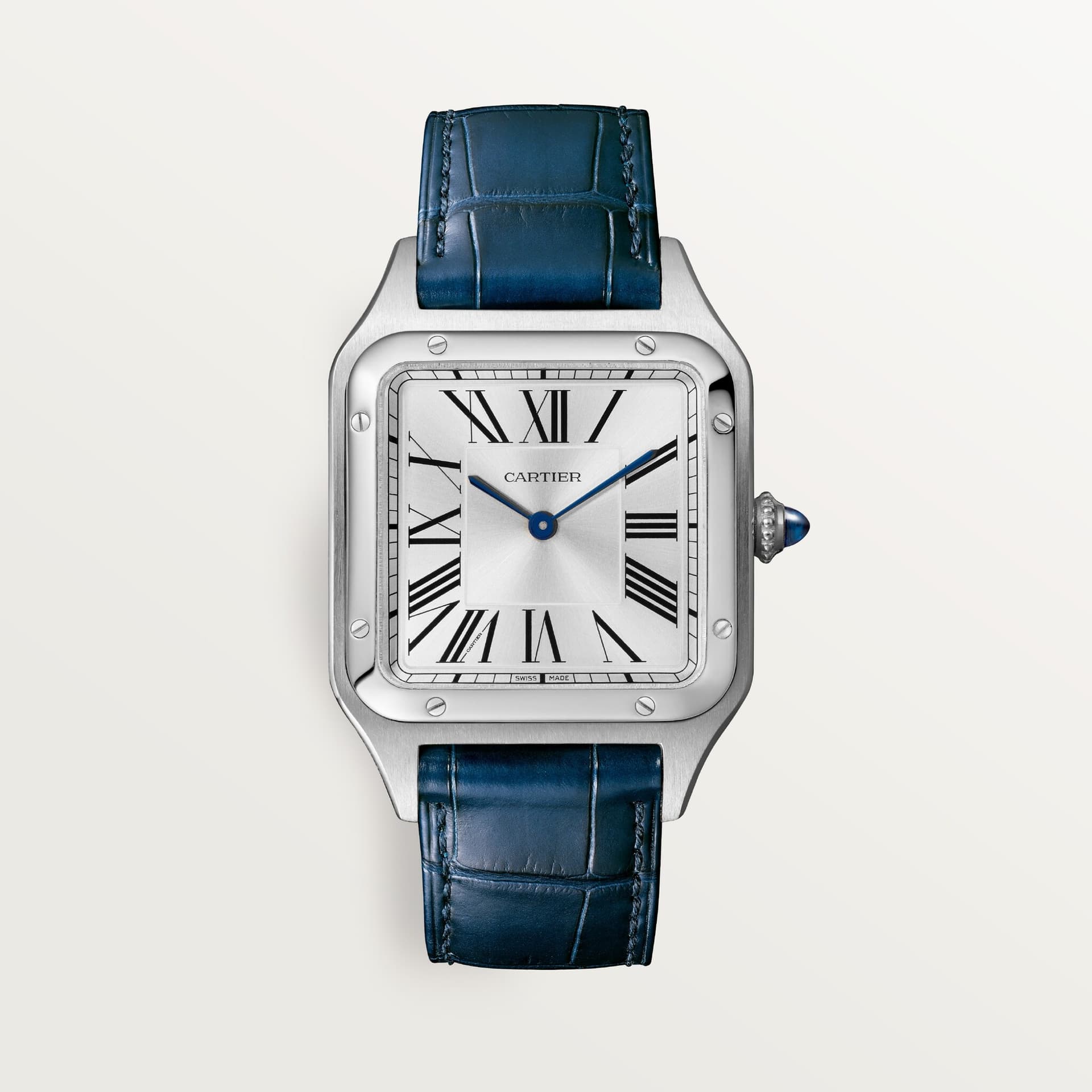 Cartier Santos-Dumont — bracelet bleu