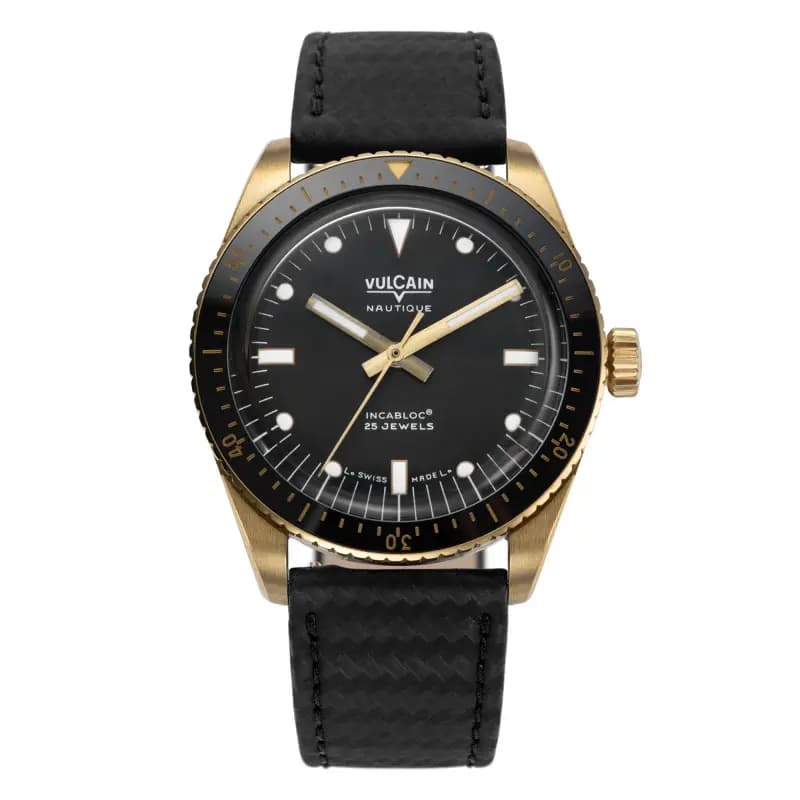 Vulcain Montre Skindiver Bronze & Noire 662170A07