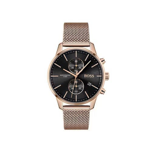 Hugo Boss Montre Homme BOSS BLACK BUSINESS en Acier Rose Etanche