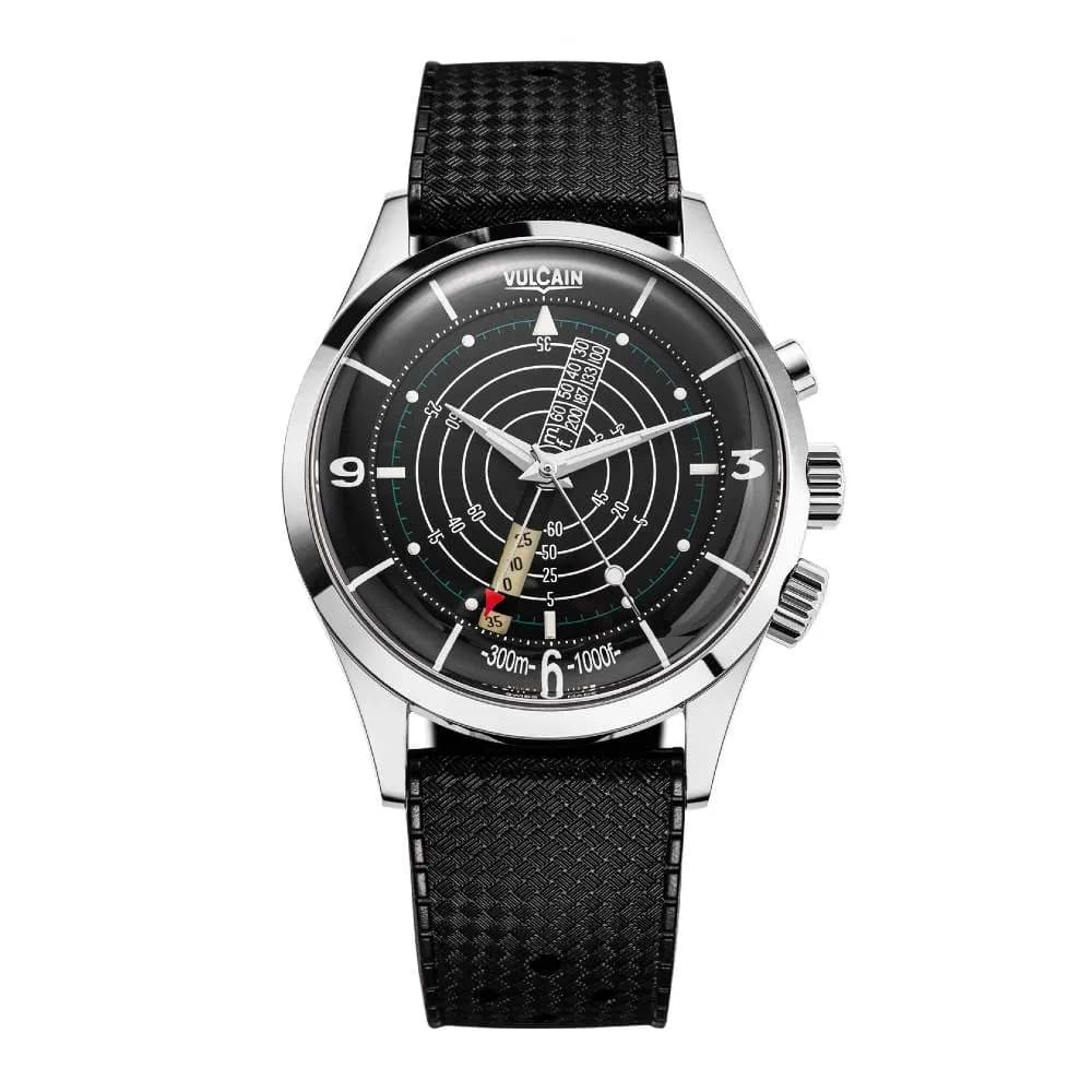 Vulcain Nautical Black White Luminova