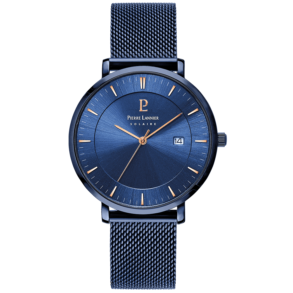 Pierre Lannier Montre Pierre Lannier Collection Inti en Métal Bleu