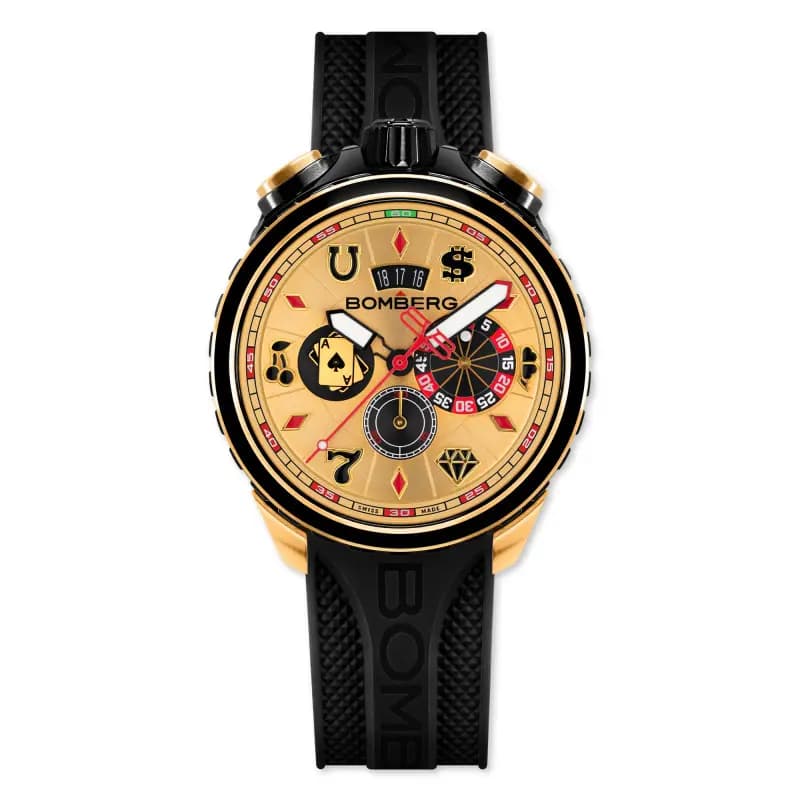 BOMBERG Montre Casino Golden BS45CHPPKBA.075-2.12