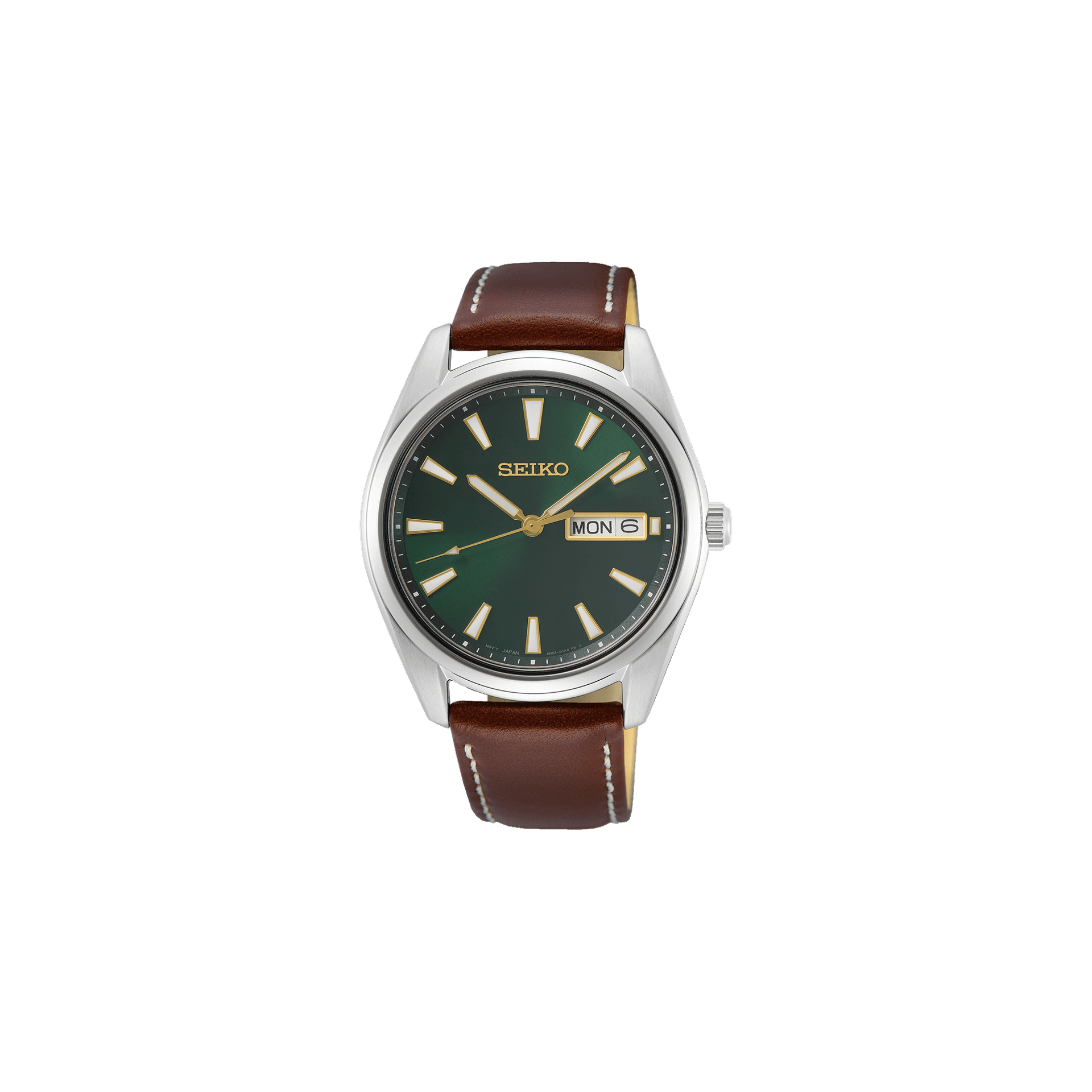 Seiko Classique — bracelet marron