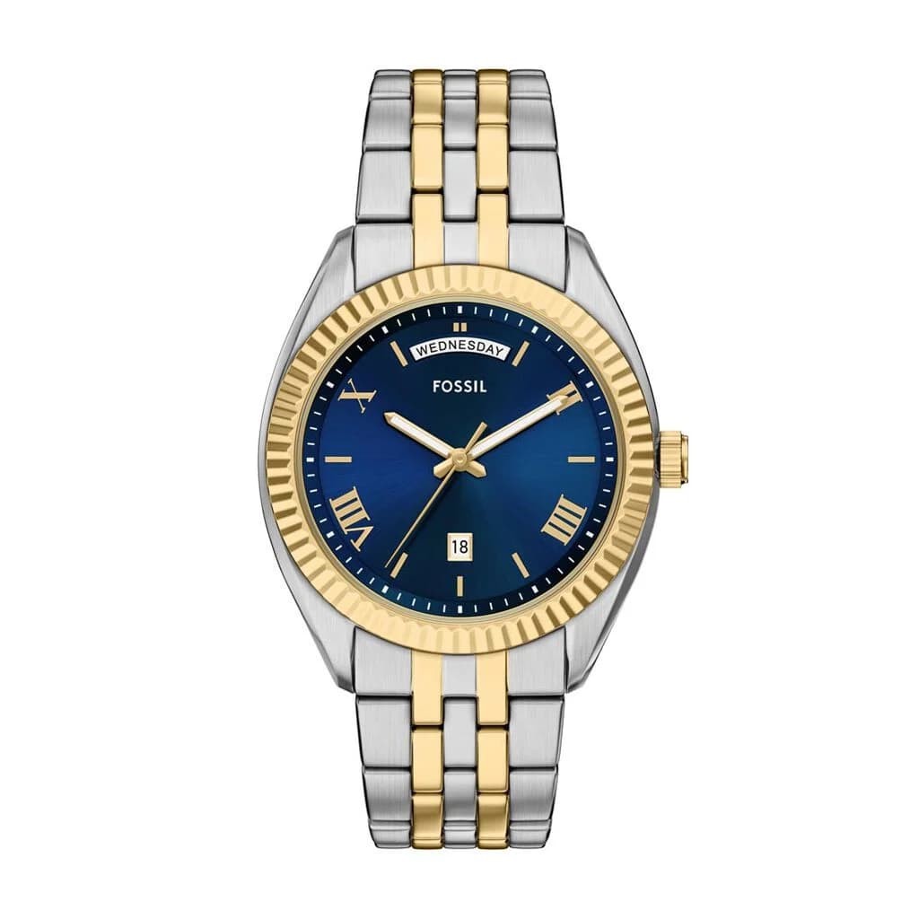 Fossil Campbell — boîtier doré