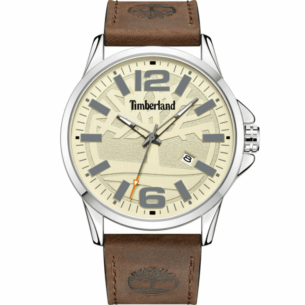 Timberland Montre Timberland en Cuir Marron