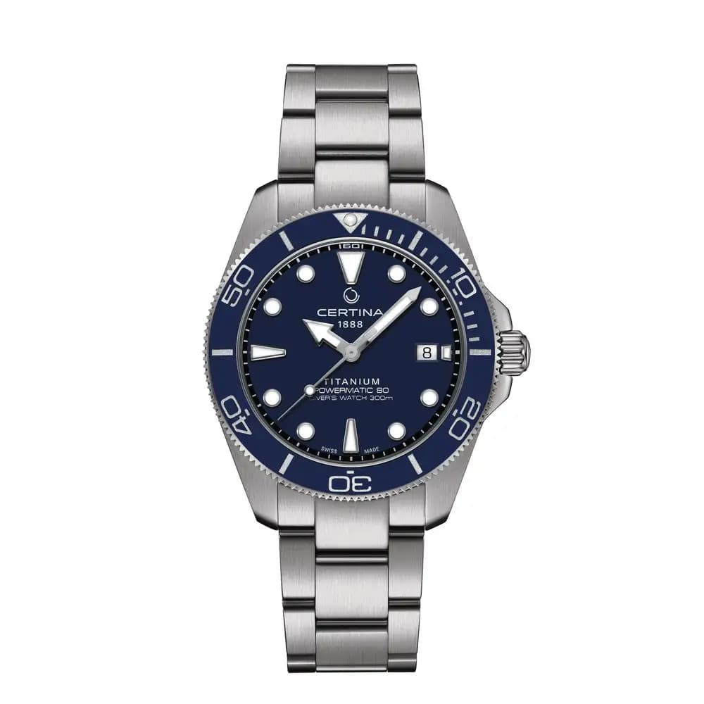 Certina Montre automatique Homme DS action Bleu foncé