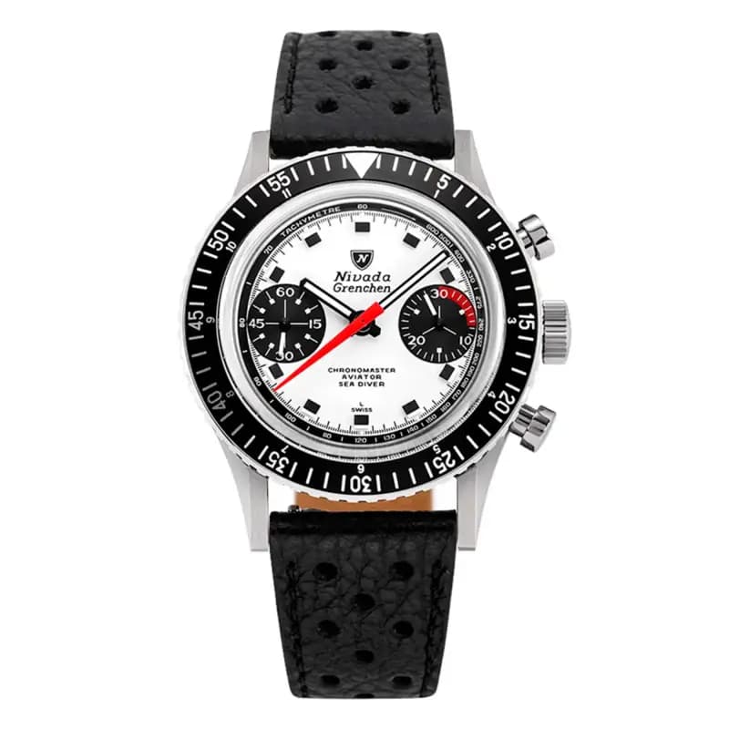 Nivada Grenchen Montre Chronomaster Paul Newman Lunettes interchangeables 86054M