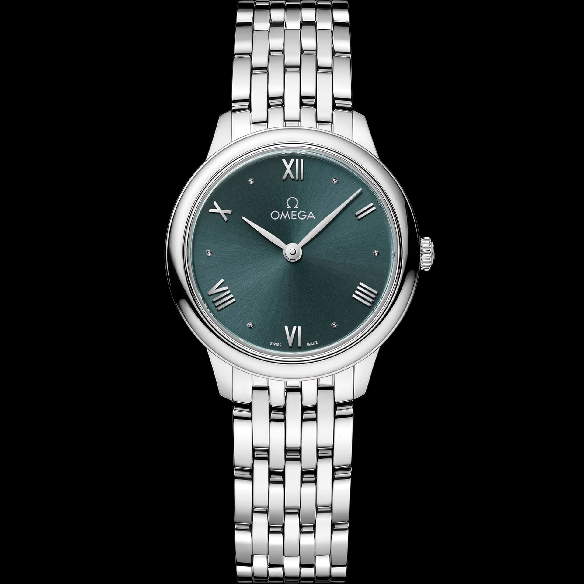 Omega De Ville 27,5 mm, acier sur acier
