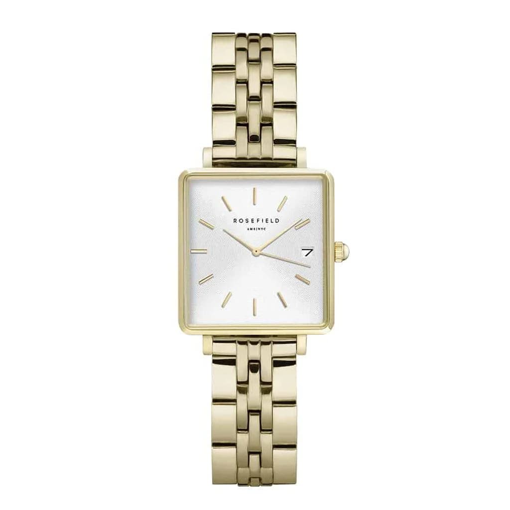 Rosefield Montre Rosefield the Mini Boxy Blanc