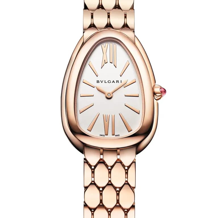 Bulgari Montre quartz Mixte Serpenti Argenté