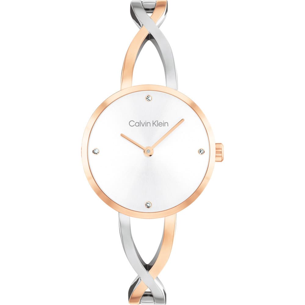 Calvin Klein Montre Calvin Klein Collection Sculpted Embrace en Acier et PVD Bicolore