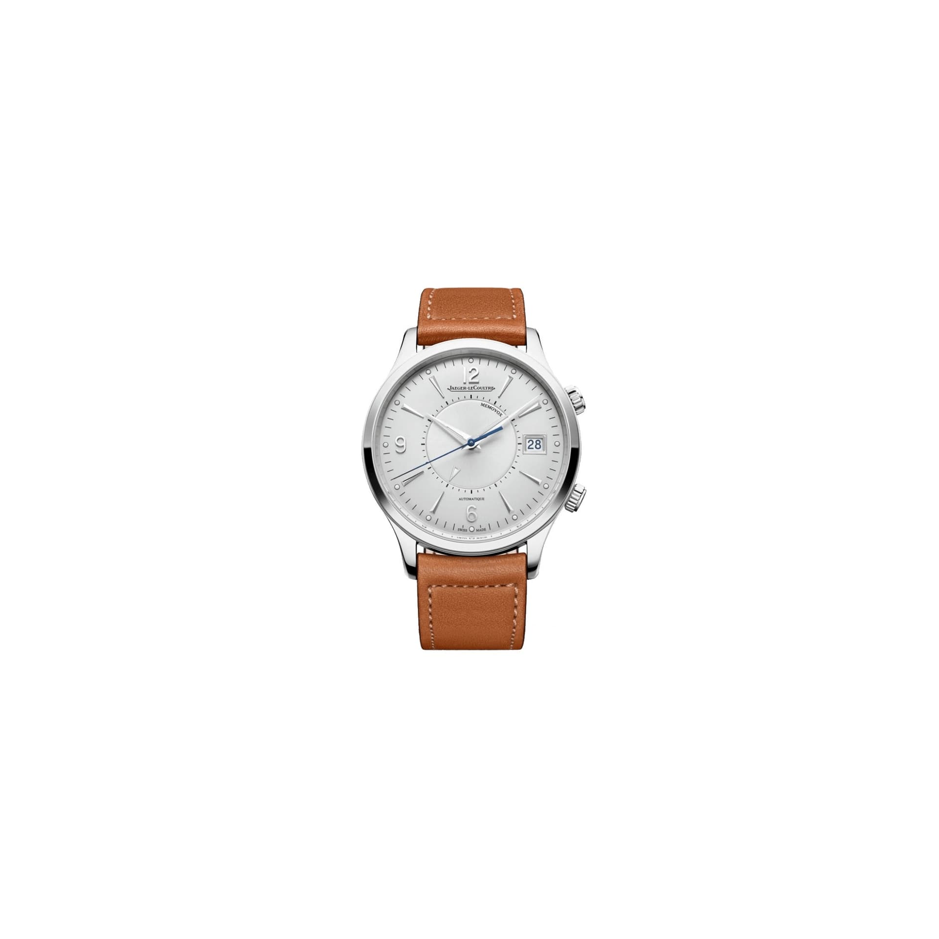 Jaeger-LeCoultre Montre Jaeger-LeCoultre Master Control Memovox automatique acier bracelet cuir 40 mm