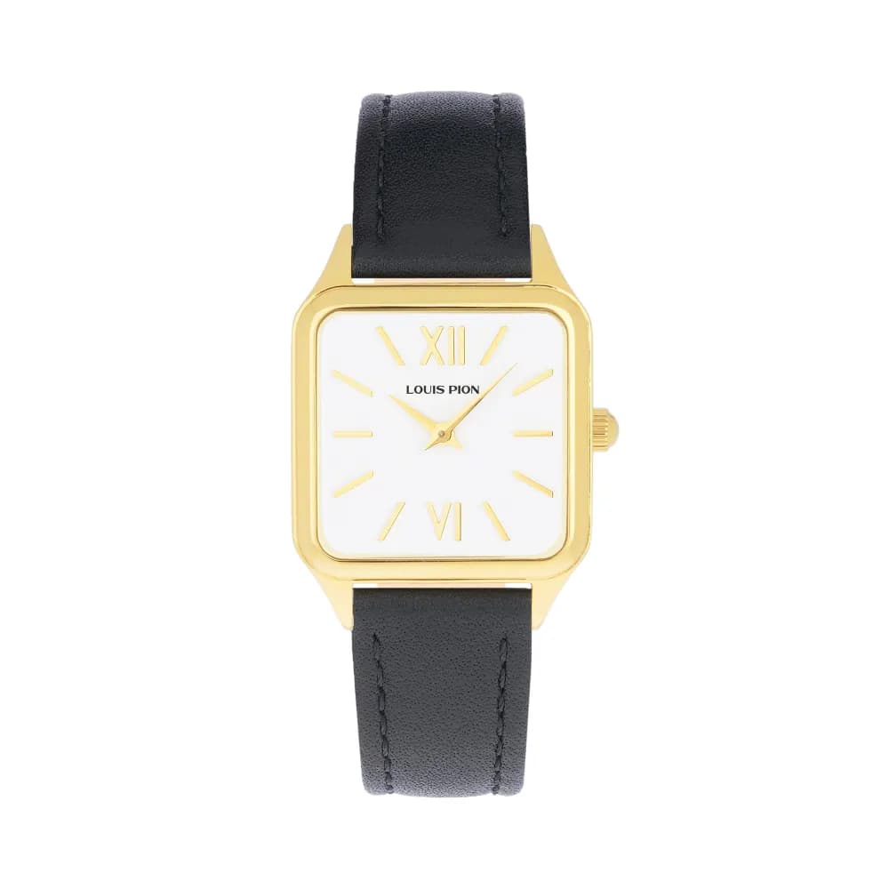 Louis Pion Montre quartz Femme Sienna Blanc