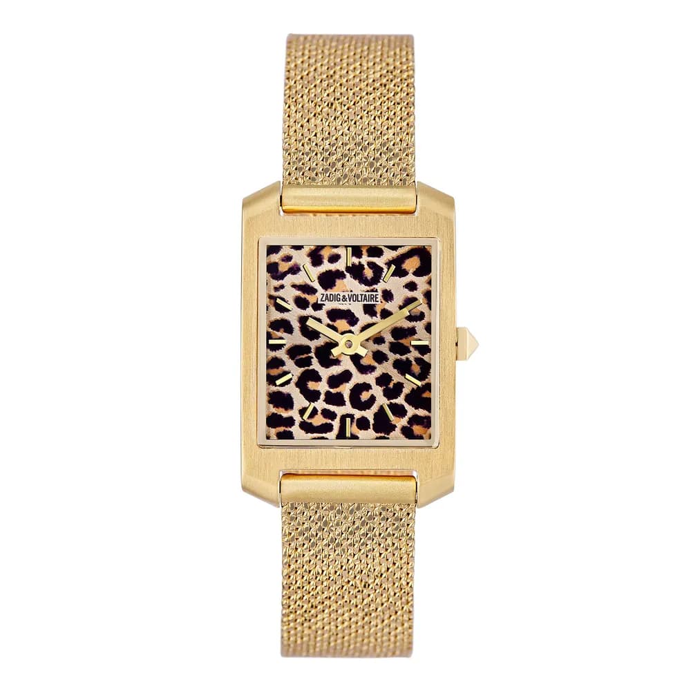 Zadig&Voltaire Montre quartz Femme Voltaire Marron, Noir