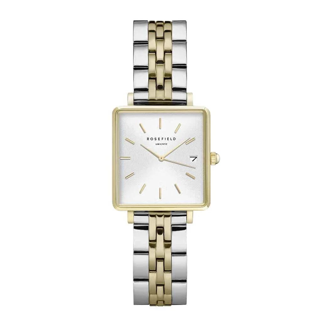Rosefield Montre Rosefield the Mini Boxy Blanc