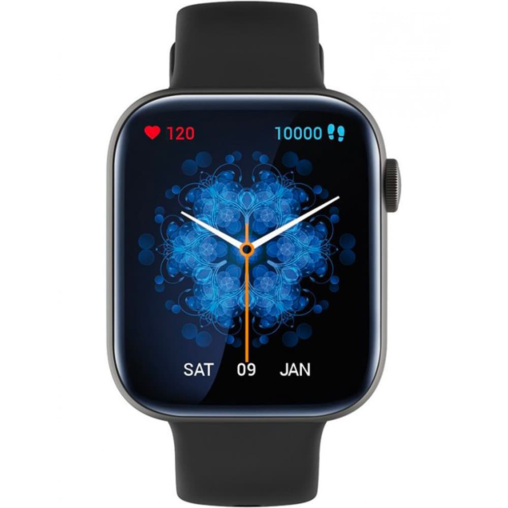 Tekday Montre Connectée Tekday en Silicone Noir