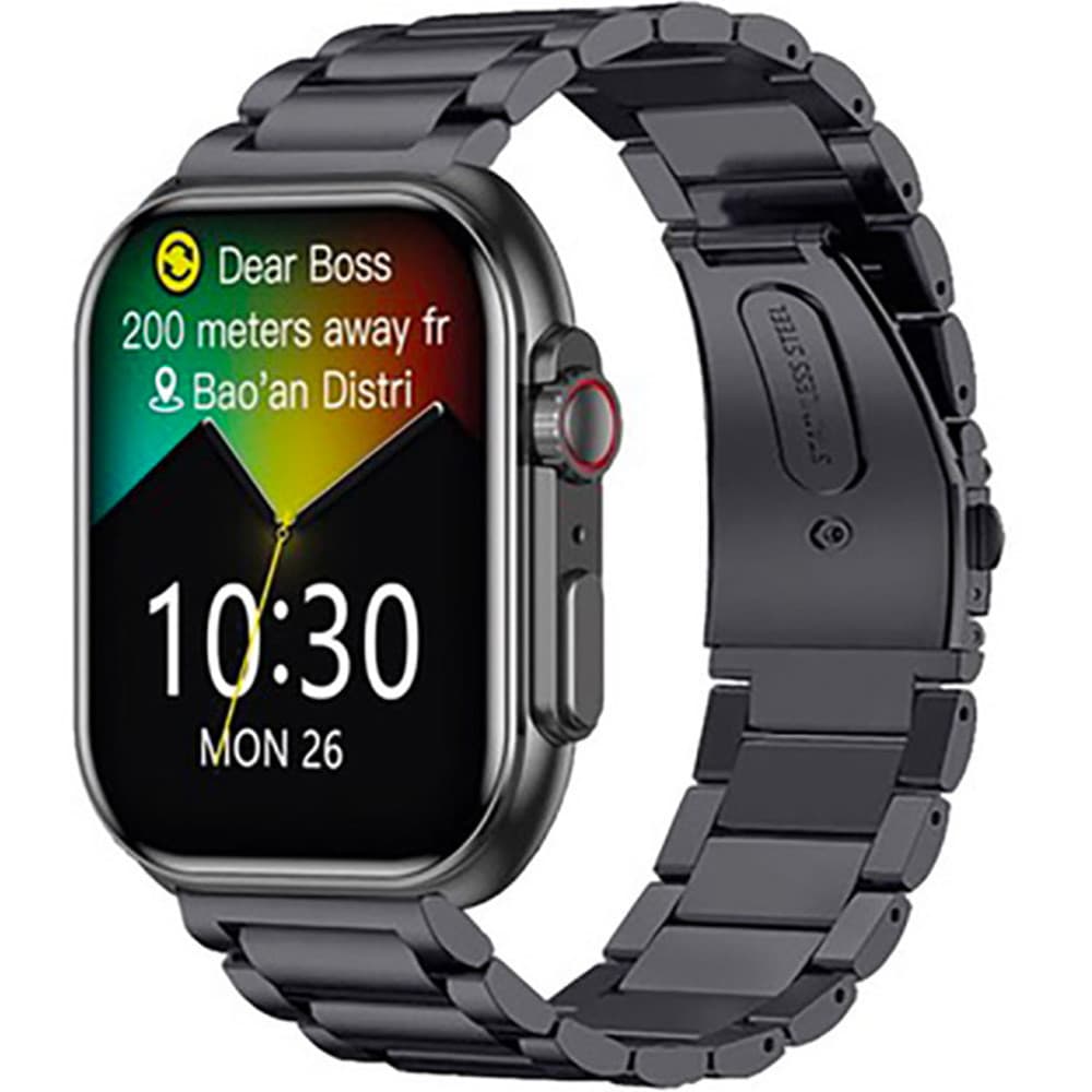 Smarty Montre Connectée Smarty Collection Boost en Métal Noir