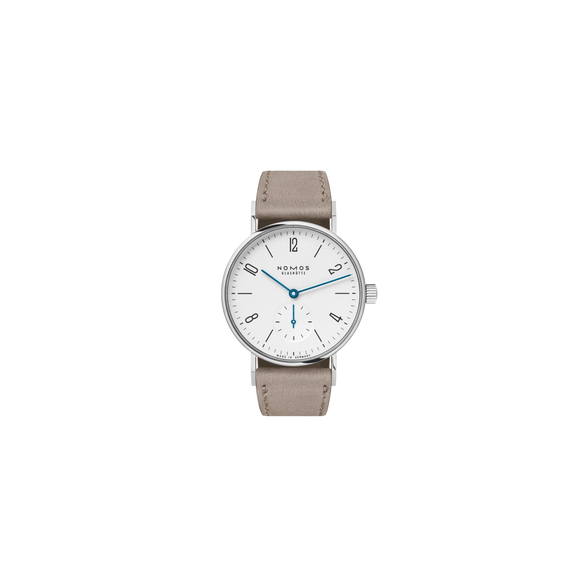 Nomos Montre NOMOS Tangente 33 mécanique bracelet cuir beige 32,8 mm