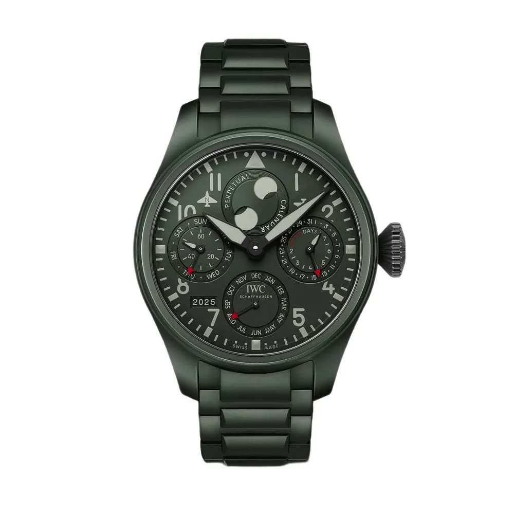 IWC Schaffhausen Grande Montre D’aviateur Calendrier Perpétuel TOP GUN Woodland